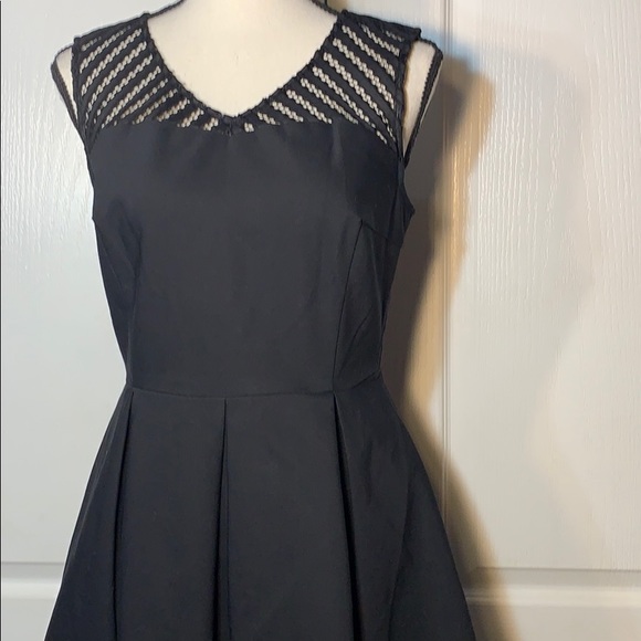 Charming Charlie’s sleeveless v neck black dress - Picture 6 of 7
